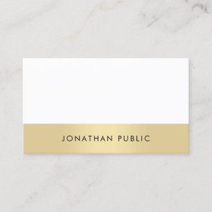Carte De Visite Moderne simple élégant Plain professionnel tendanc