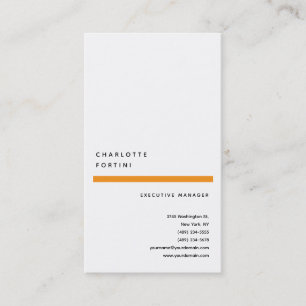 Carte De Visite Moderne Simple et tendance minimaliste