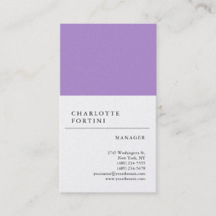 Carte De Visite Moderne simple minimaliste tendance Pearl Premium
