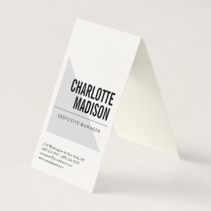 Carte De Visite Moderne Simple Tendance Minimaliste Simple Crème