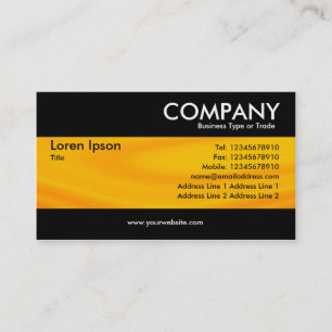 Carte De Visite Moderne - Situation Orange