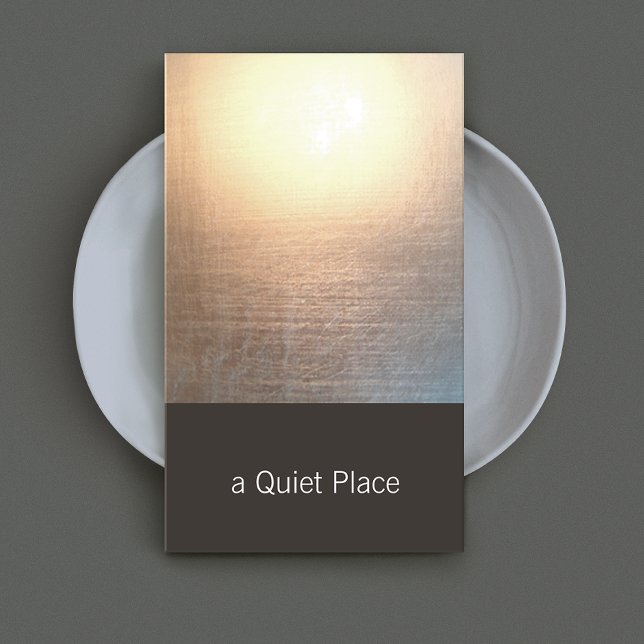 Carte De Visite Moderne Zen Glow Yoga et Arts de la guérison (Créateur téléchargé)