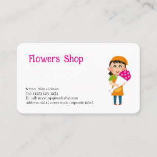 Carte de visite modifiable des services de magasin