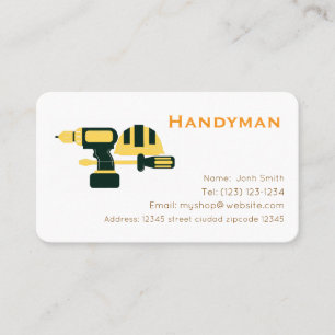 carte de visite modifiable services homme à tout f