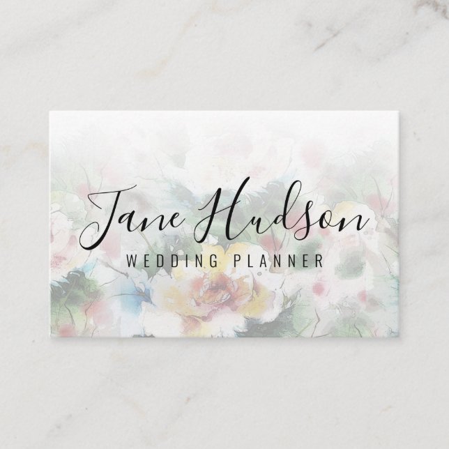 Carte de visite modifiable simple et simple (Devant)