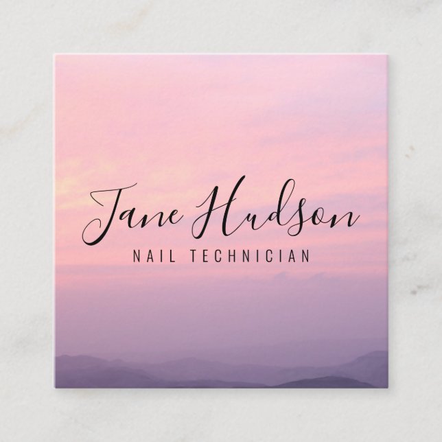 Carte de visite modifiable simple et simple (Devant)