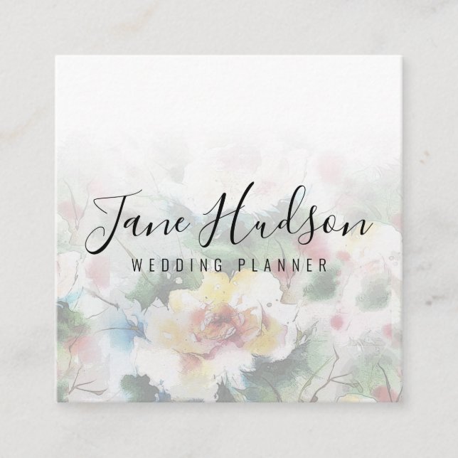 Carte de visite modifiable simple et simple (Devant)