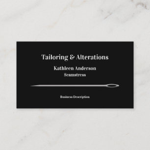 Carte De Visite Modification de la couture sur mesure MST simple A