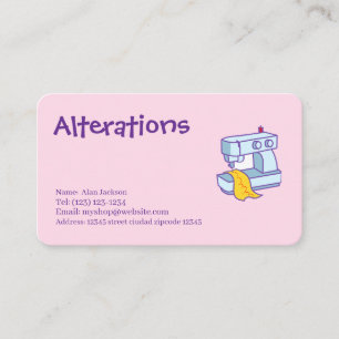 Carte De Visite Modifications