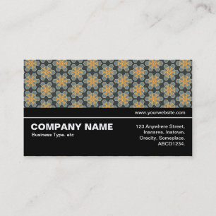 Carte De Visite Moitié V3 030 - Motif géométrique 016