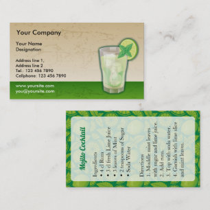 Carte de visite Mojito