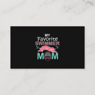 Carte De Visite Mon Baigneur Favori M'Appelle Maman Baignade Amusa