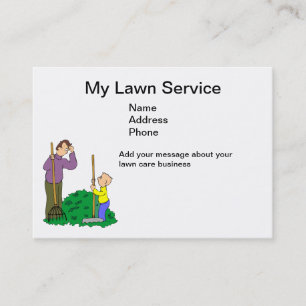 Carte De Visite Mon service de pelouse