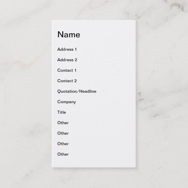 Carte De Visite Mona Lisa (Devant)