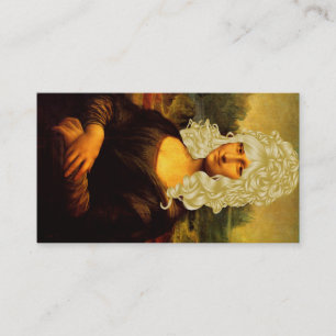Carte De Visite Mona Lisa a changé sa coiffure