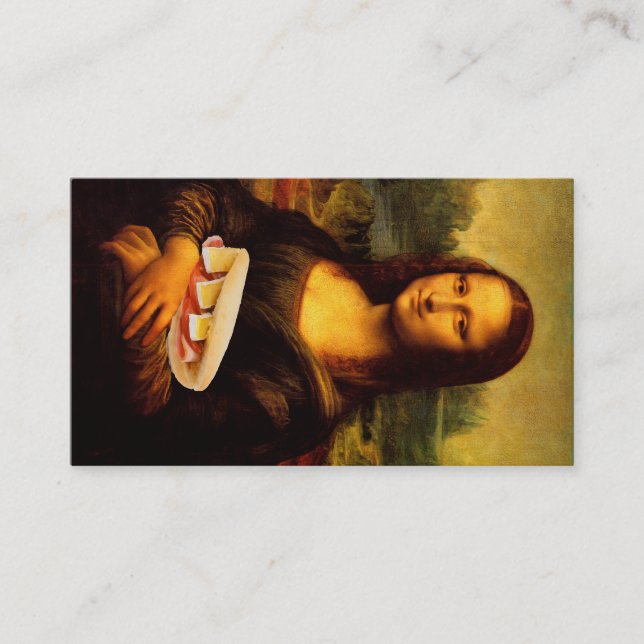 Carte De Visite Mona Lisa aime Panini (Devant)