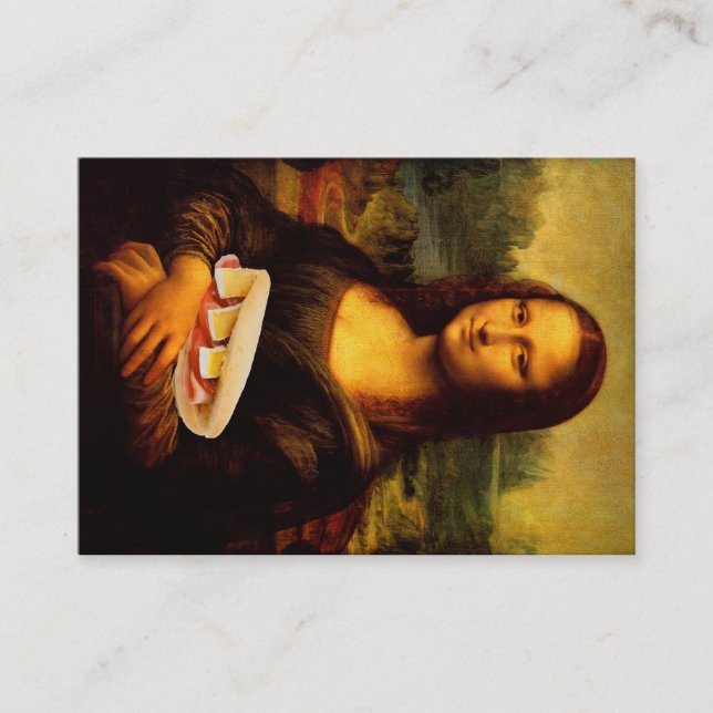 Carte De Visite Mona Lisa aime Panini (Devant)