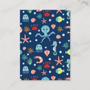 Carte De Visite Monde marin