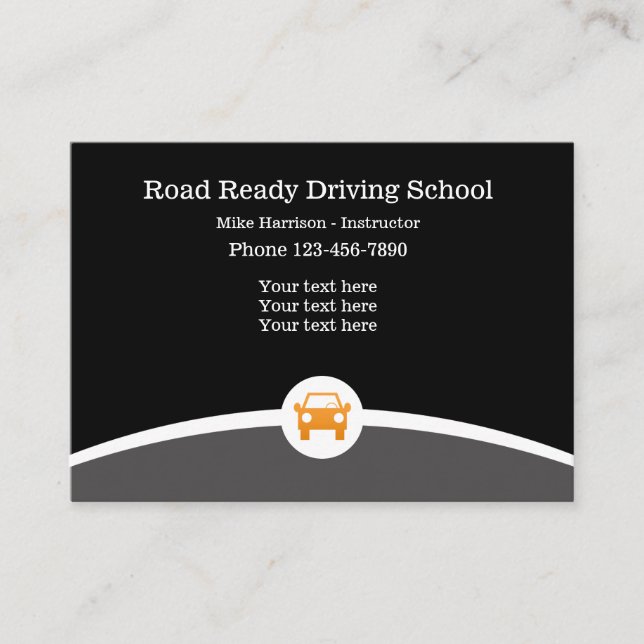 Carte De Visite Moniteur d'auto-école (Devant)