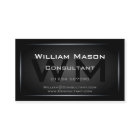 Monogramme à cadre noir classique professionnel