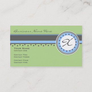 Carte de visite Monogramme à vie