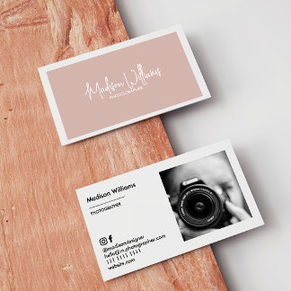 Carte De Visite Monogramme Boho Élégant Moderne Minimaliste
