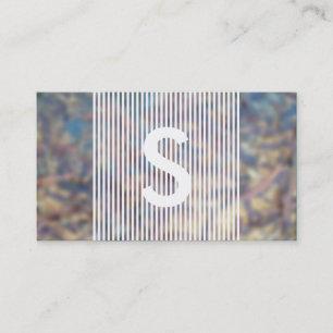 Carte De Visite monogramme brouillé
