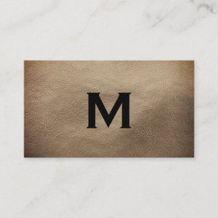 Carte De Visite Monogramme chic
