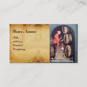 CARTE DE VISITE MONOGRAMME DE CAVE ANTIQUE