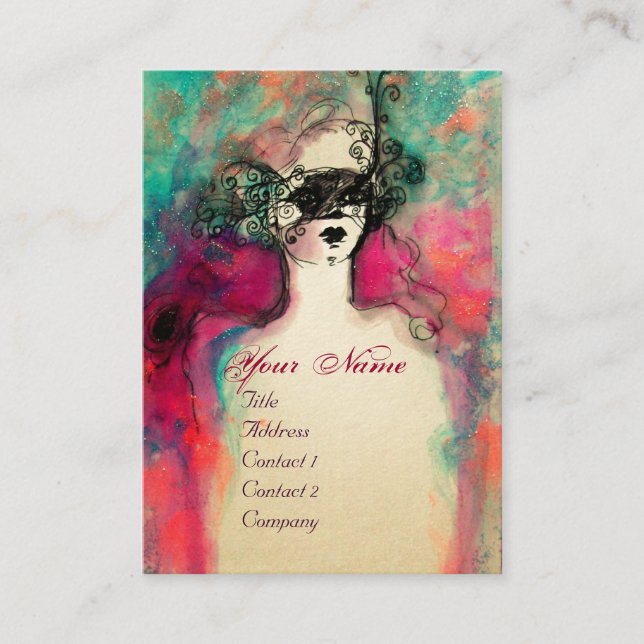 CARTE DE VISITE MONOGRAMME DE CHARME (Devant)