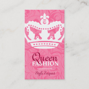 Carte De Visite monogramme de la couture 311-Crown