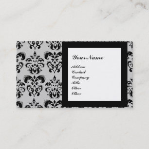 CARTE DE VISITE MONOGRAMME DE PIERRE DE DAMASK GEM3,