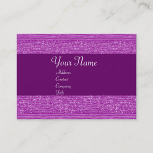 CARTE DE VISITE MONOGRAMME DE PURPLE MODE BEATS