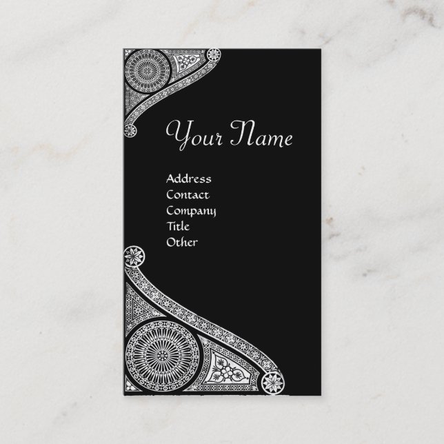 CARTE DE VISITE MONOGRAMME DE RENAISSANCE 4 (Devant)