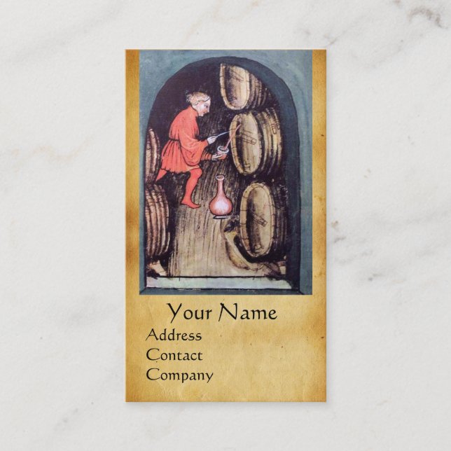 CARTE DE VISITE MONOGRAMME DE SCEAU ROUGE EN CIRE ANTIQUE (Devant)