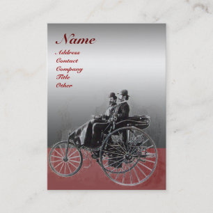 Carte De Visite MONOGRAMME DES VÉHICULES À MOTEUR de RÉPARATION