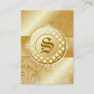 Carte De Visite monogramme d'or du sucre 311-Superfine
