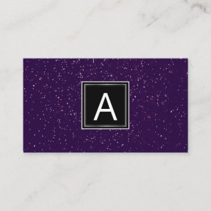 Carte De Visite Monogramme   Éclairage   Planificateur d'événement