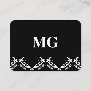 Carte De Visite Monogramme / Entreprise