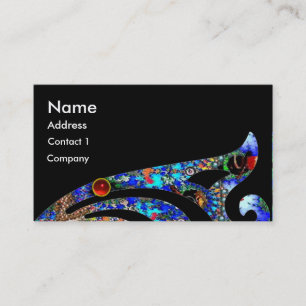 Carte De Visite MONOGRAMME ÉPHÉMÉRAL Beauté, Salon, Spa, Artiste d