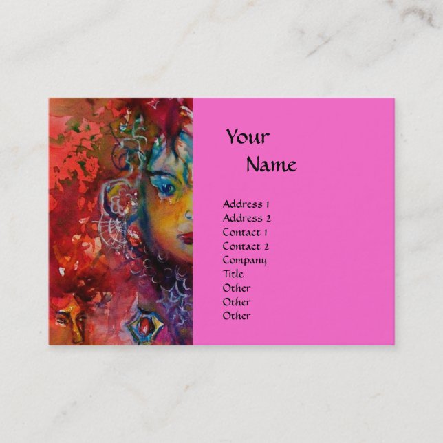 Carte De Visite monogramme EXCALIBUR (Devant)