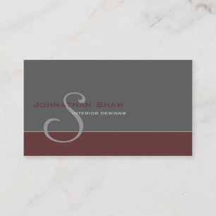 Carte De Visite Monogramme fait sur commande 2