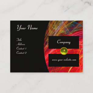 Carte De Visite monogramme gemme PHOTON