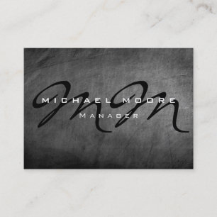 Carte de visite monogramme grassouillet tableau no