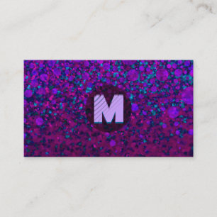 Carte De Visite Monogramme moderne