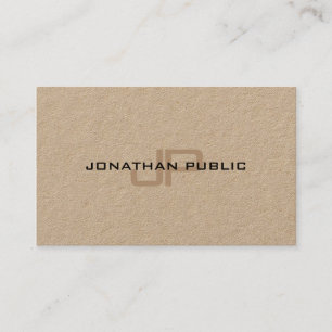 Carte De Visite Monogramme moderne élégant de la meilleure qualité