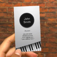 Monogramme Musicien de piano moderne Musique