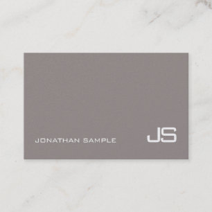 Carte De Visite Monogramme professionnel Design moderne luxueux