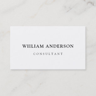 Carte De Visite Monogramme Professionnel Élégant Moderne Black B
