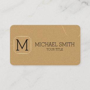 Carte De Visite Monogramme vintage #2